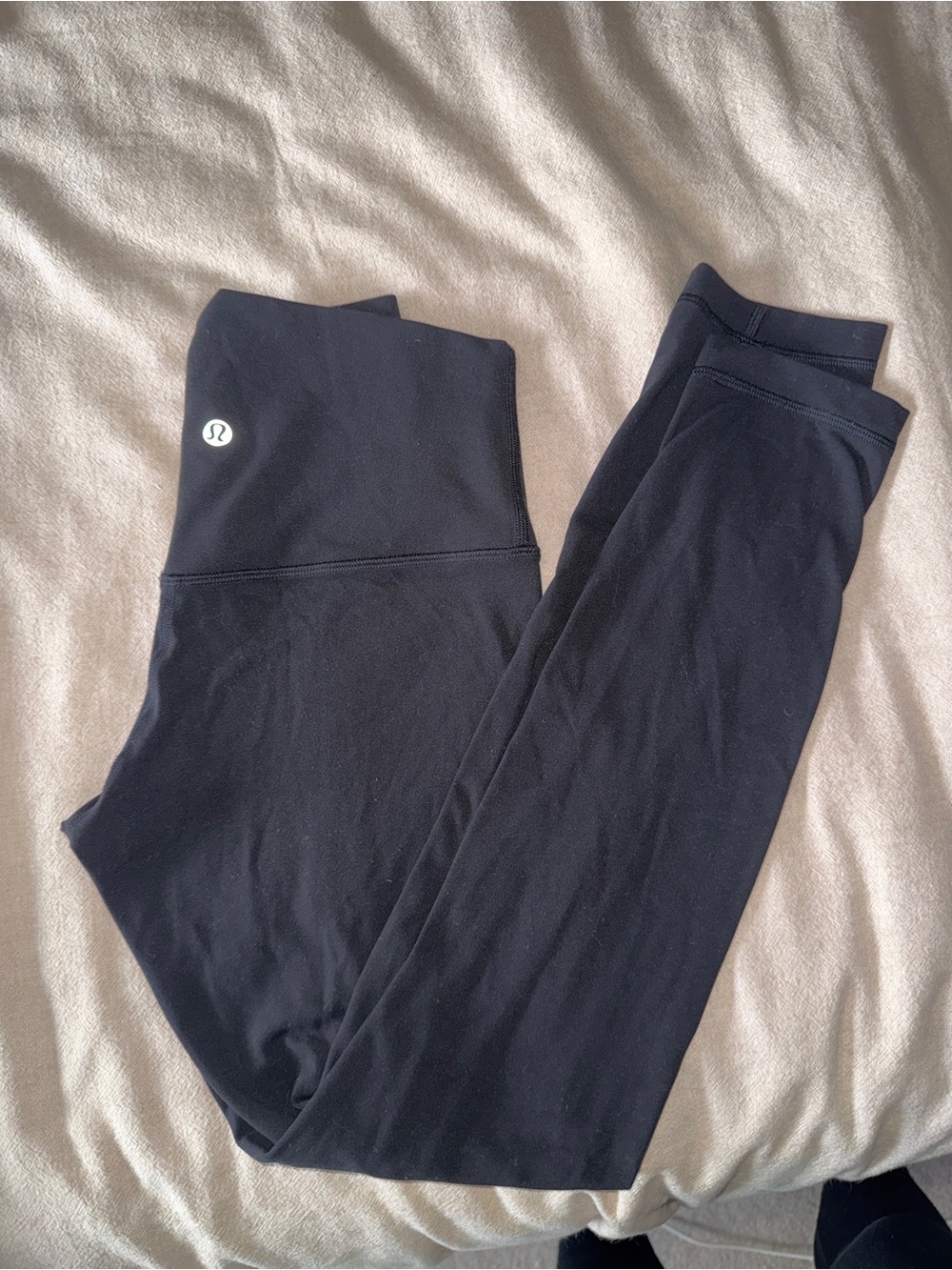Lululemon Align No Front Seam Black High-Rise Leggings, 25in